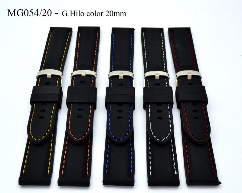 Malla de goma hilo color MG054