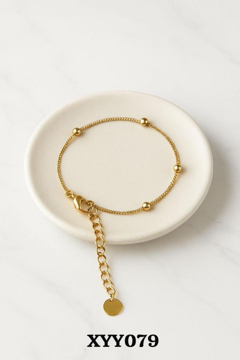 Pulsera en acero dorado XYY079