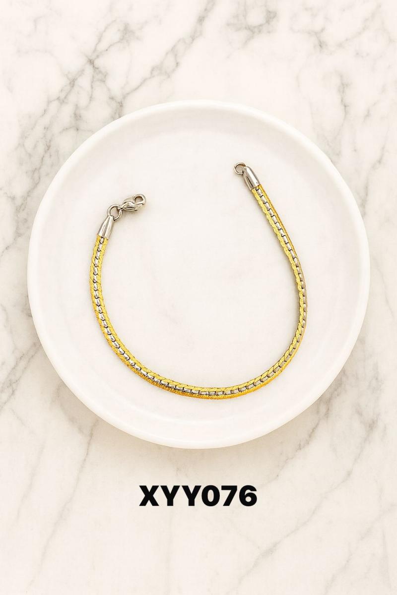Pulsera acero combinado XYY076