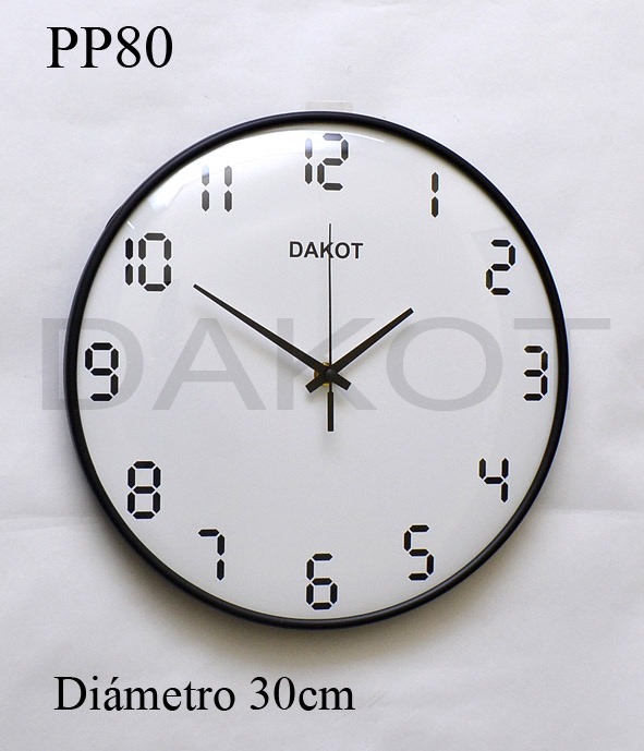 Reloj de pared analogo PP80