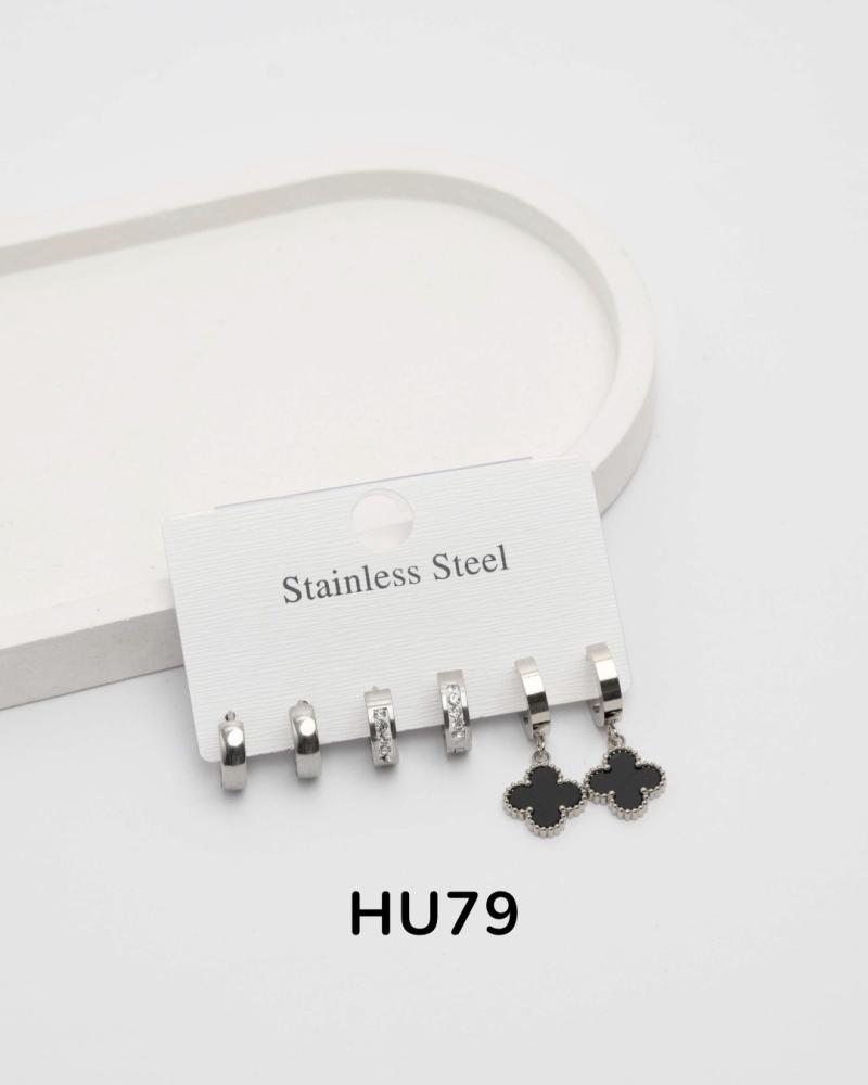 Set x3 pares de aros HU79