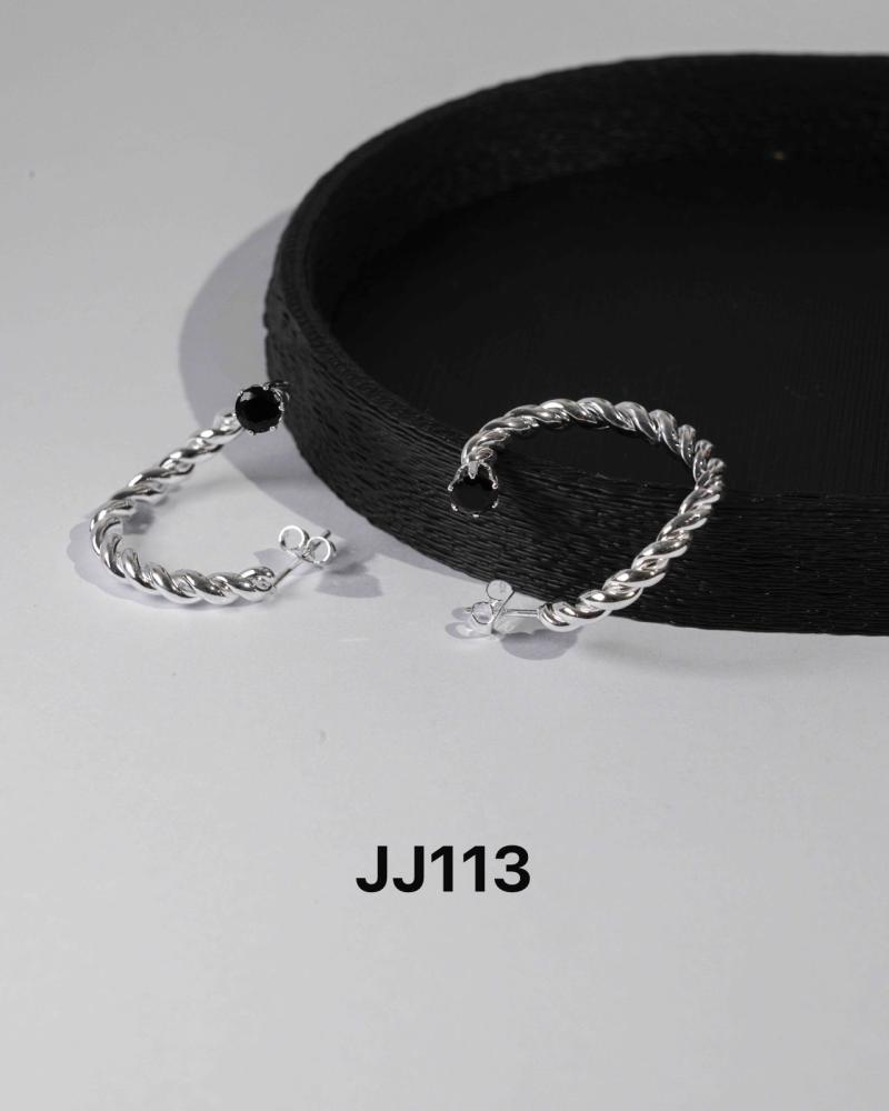 Aros en acero blanco JJ113