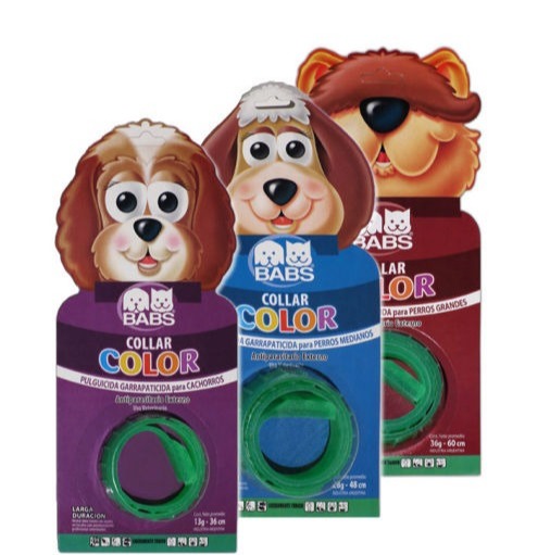 Collar Color Pulguicida y Garrapaticida para Perros