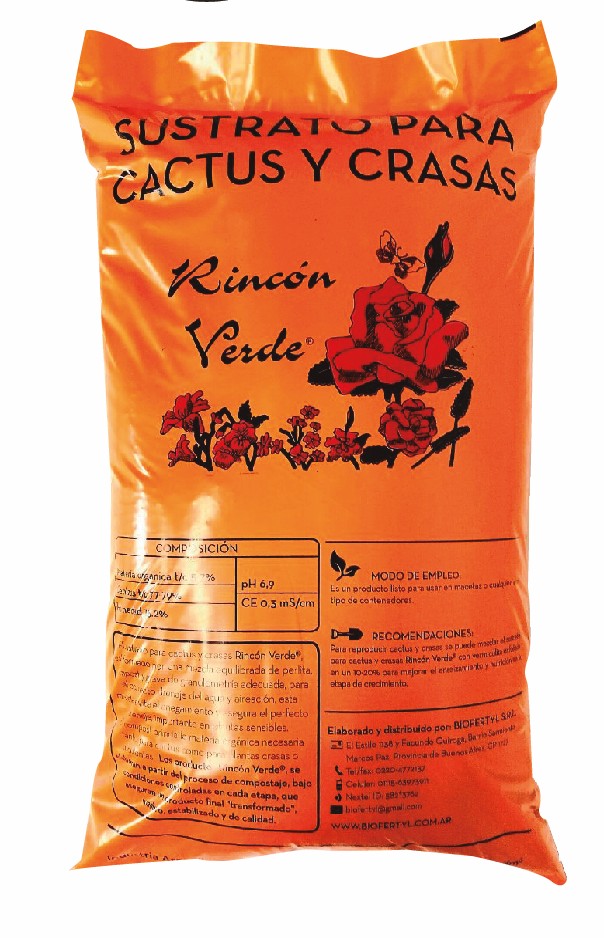 Sustrato para Cactus y Crasas