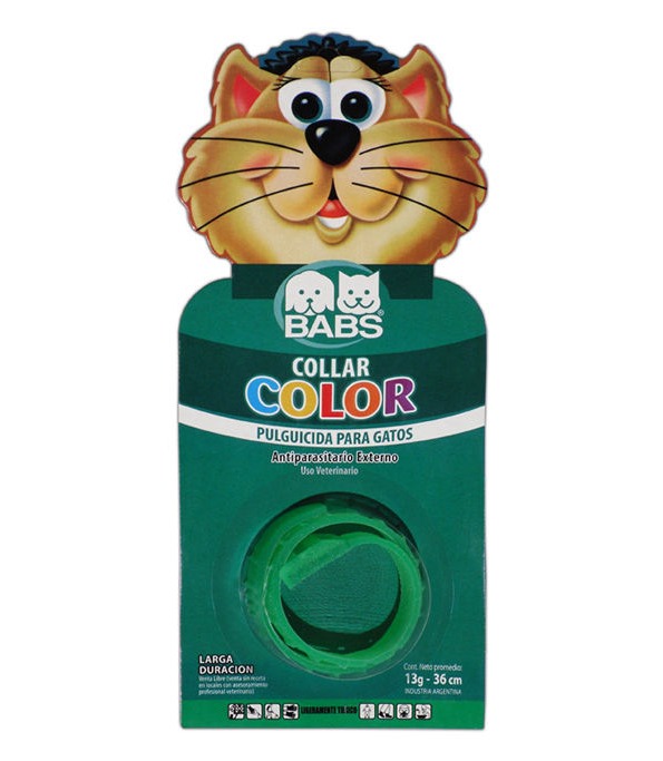 Collar Color Pulguicida y Garrapaticida para Gatos