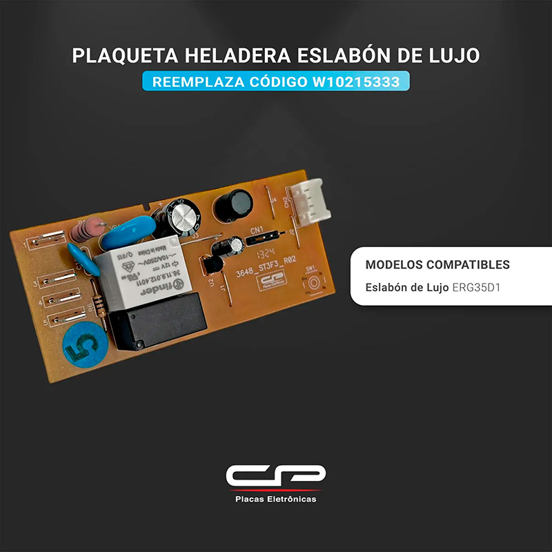 Plaqueta Para Heladera Eslabon De Lujo Erg35d1 Placa