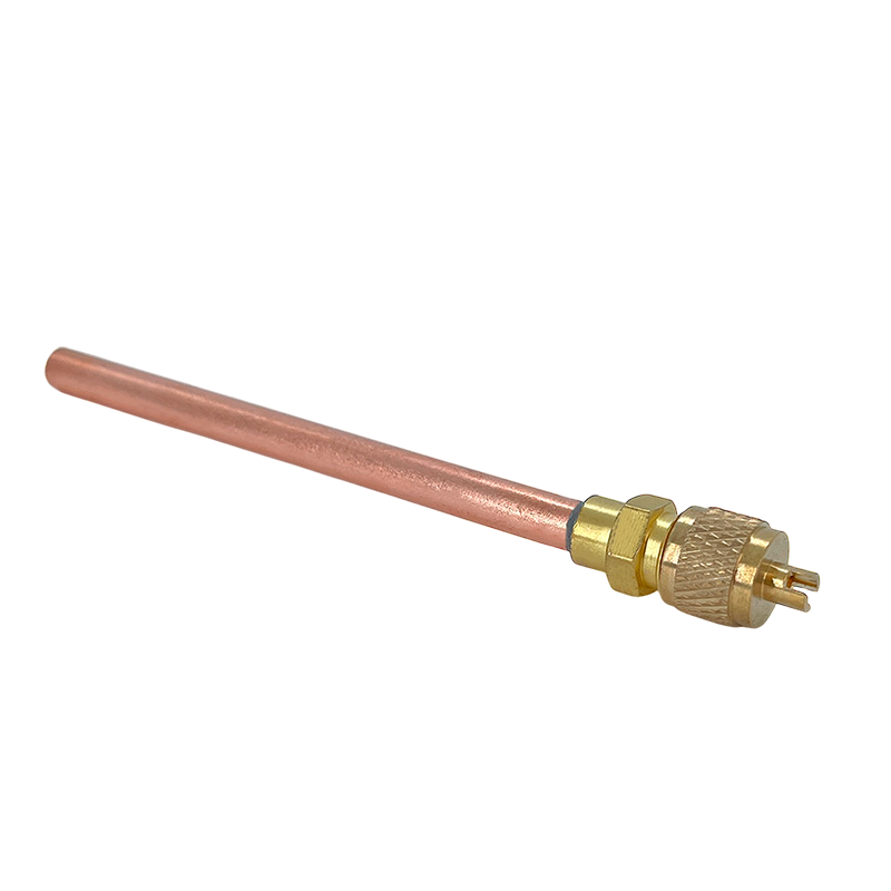 Valvula Chicote 1/4 Soldar Refrigeración Aire Acondicionado Heladera