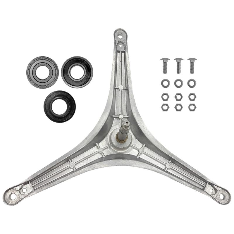Kit eje soporte tambor para lavarropas Whirlpool y Eslabón de lujo AWH643 AWH653 AWH663 AWM467 02 03