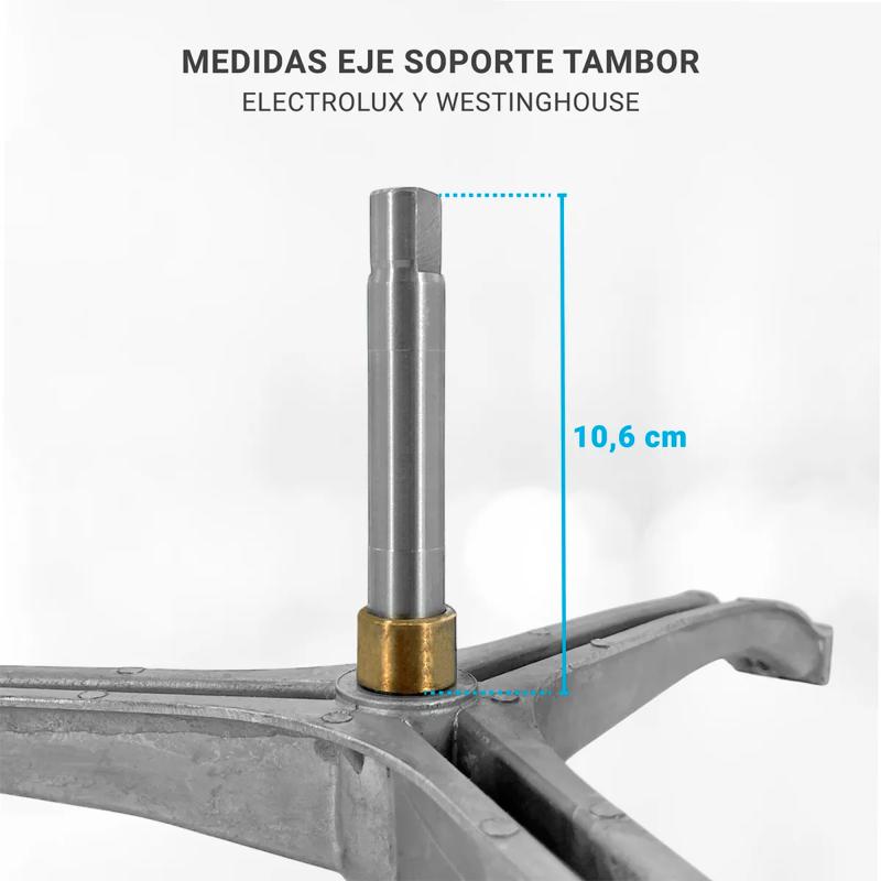 Kit eje soporte tambor para lavarropas Electrolux 03 03