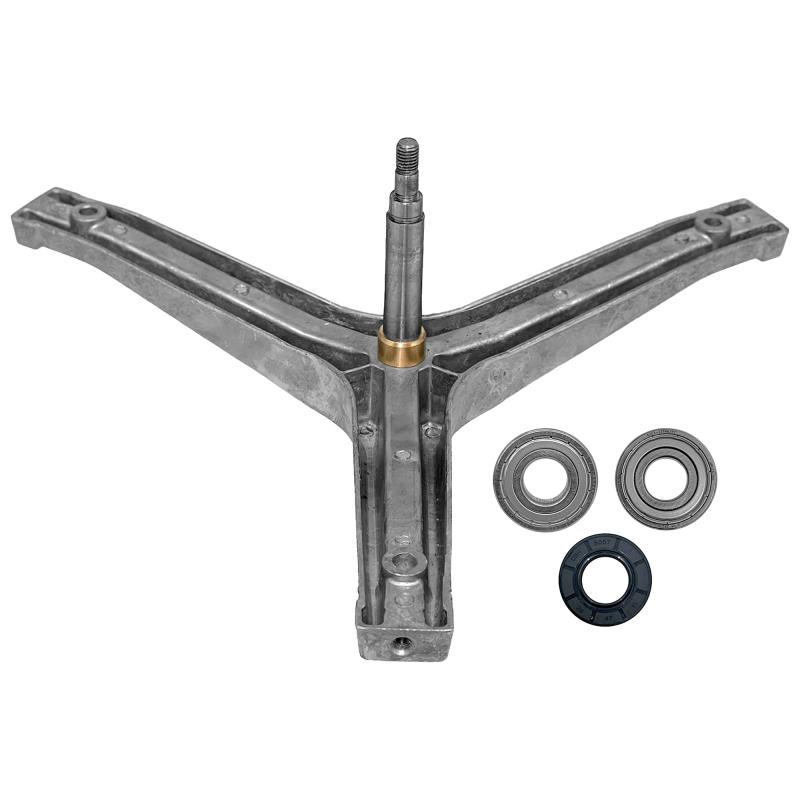 Kit eje soporte para lavarropas Drean Blue, Whirlpool, Aurora, Candy y Patriot 0304