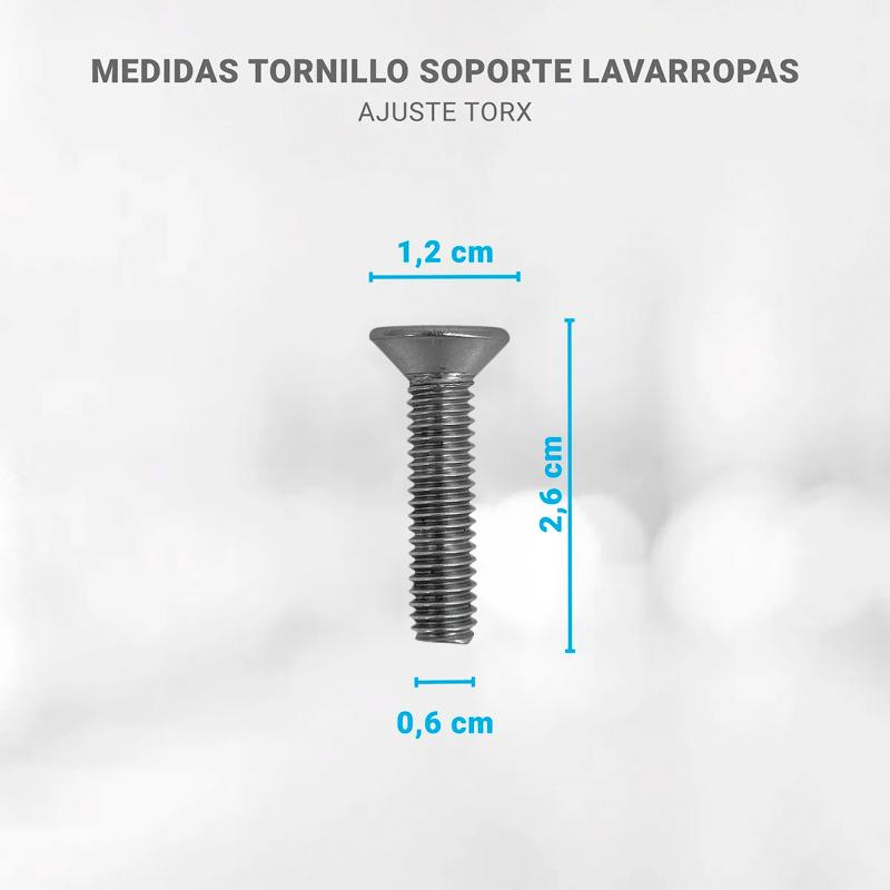 Kit eje soporte tambor de lavarropas Drean Blue y Whirlpool original 0304