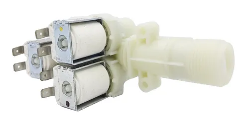 Electroválvula de lavarropas Eslabón de lujo y Whirlpool 3 vías original