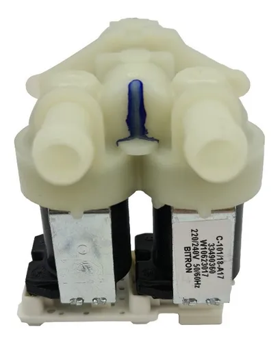 Electroválvula para lavarropas Whirlpool 2 vías original