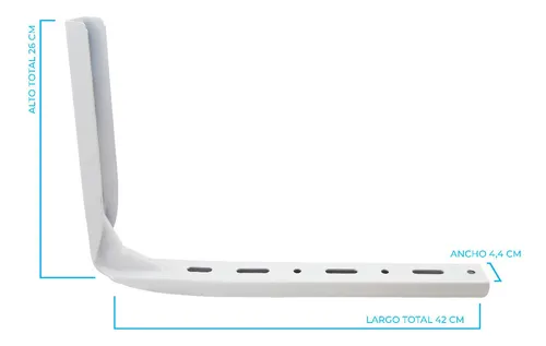 Kit Mensulas Tornillos Tacos Aire Acondicionado 2200 A 3500