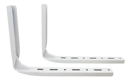Kit mensulas reforzadas de 49 cm para aire acondicionado con tacos y tornillos