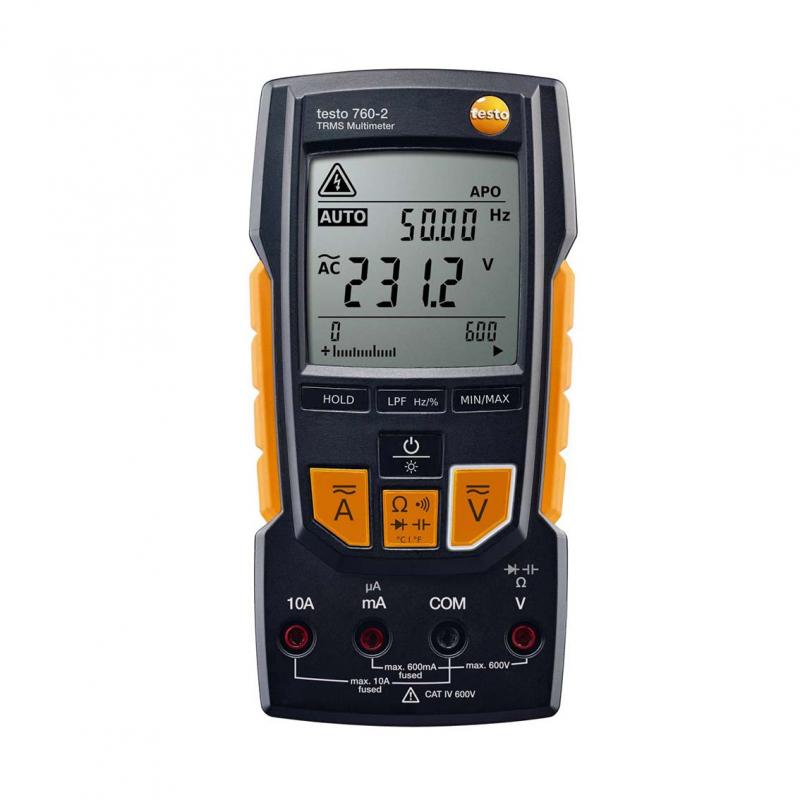 Multímetro Digital Testo 760-2 Tester True RMS 600V