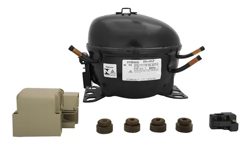 Motor compresor de heladera Embraco 1/8 hp - Gas R134 EMIE40HJP