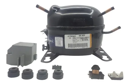 Motor compresor de heladera Embraco 1/10 hp - Gas R12 EMI30ER