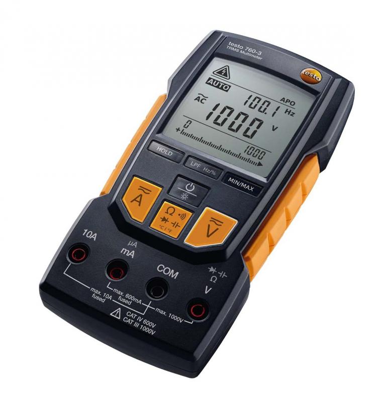 Multímetro Digital Testo 760-3 Tester True RMS 1000V