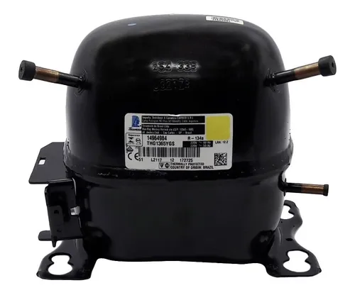 Motor compresor de heladera Tecumseh 1/6 hp - Gas R134A THG1358YGS