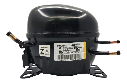 Motor compresor de heladera Embraco  1/4 hp - Gas R134 ERU280HSP (ECO)