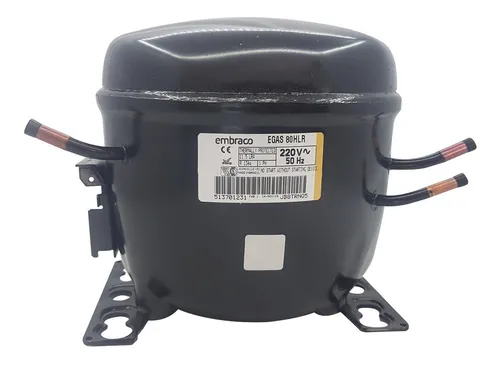 Motor compresor de heladera Embraco  1/4+ hp Gas R134 EGAS80HLR