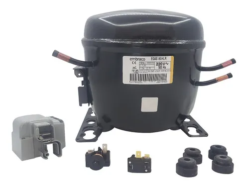 Motor compresor de heladera Embraco  1/4+ hp Gas R134 EGAS80HLR