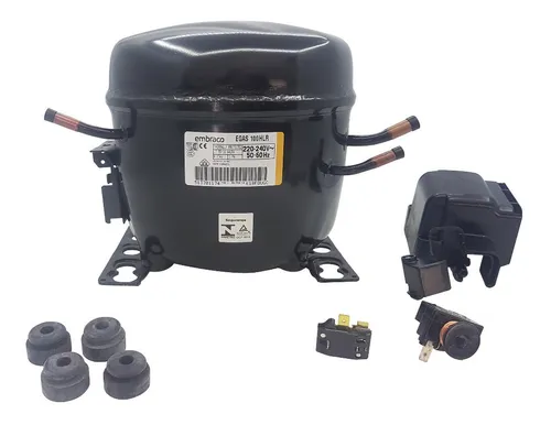 Motor compresor de heladera Embraco  1/3  hp Gas R134 EGAS100HLR