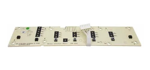 Plaqueta de interfase con display original de lavarropas Electrolux Fuzzy Wash
