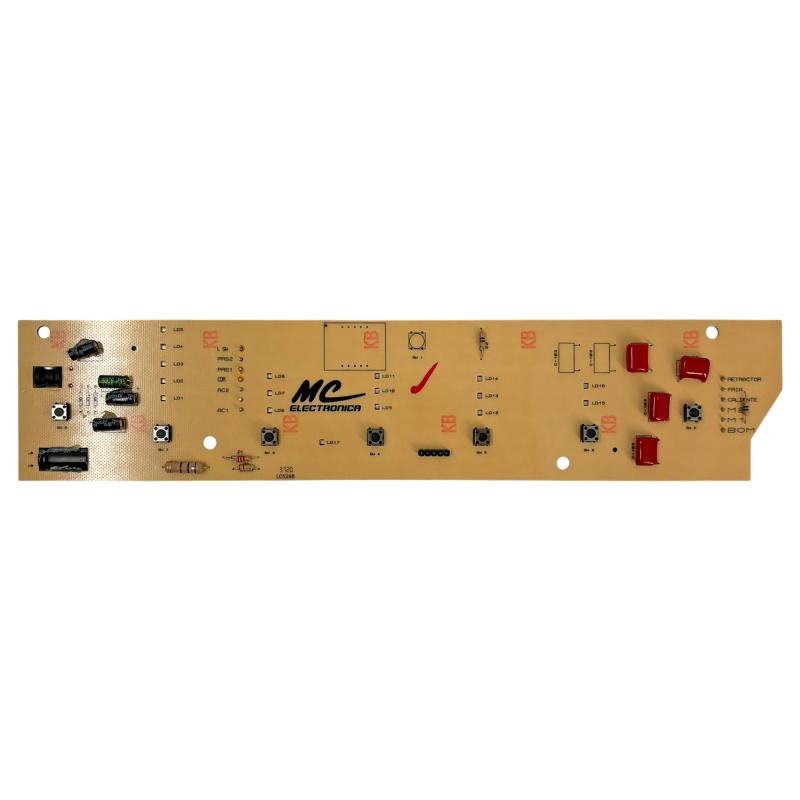 Plaqueta de interfase sin display para lavarropas Electrolux Fuzzy Wash