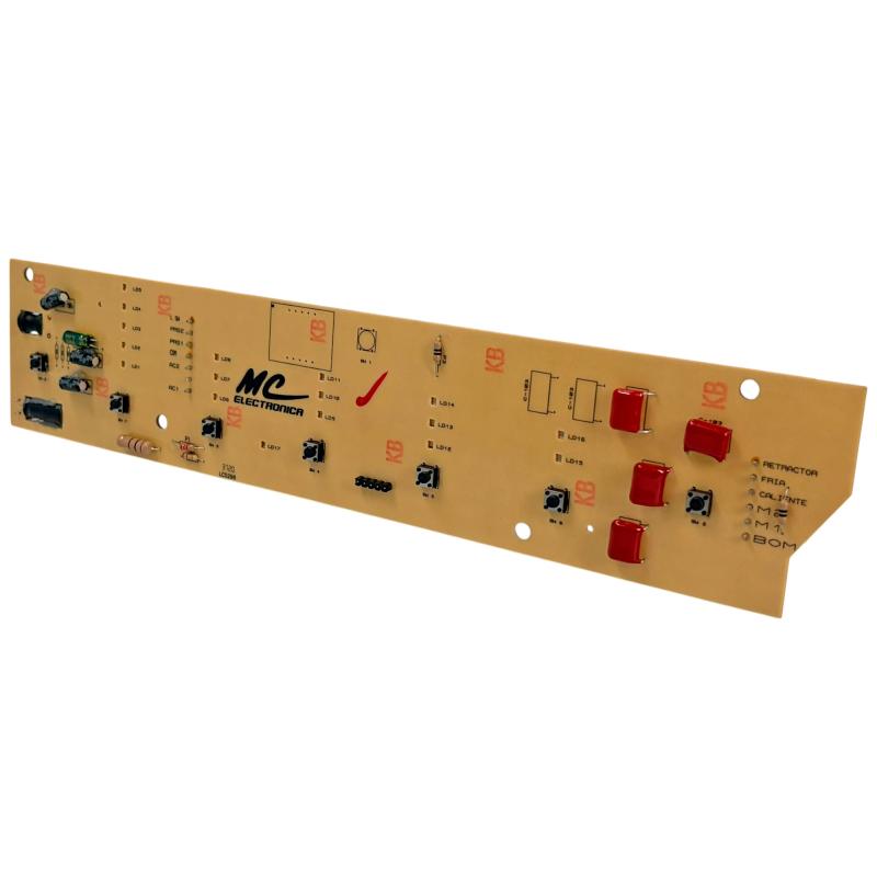 Plaqueta de interfase sin display para lavarropas Electrolux Fuzzy Wash