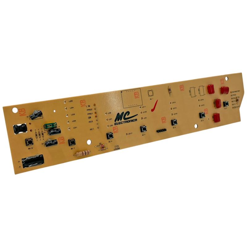 Plaqueta de interfase sin display para lavarropas Electrolux Fuzzy Wash