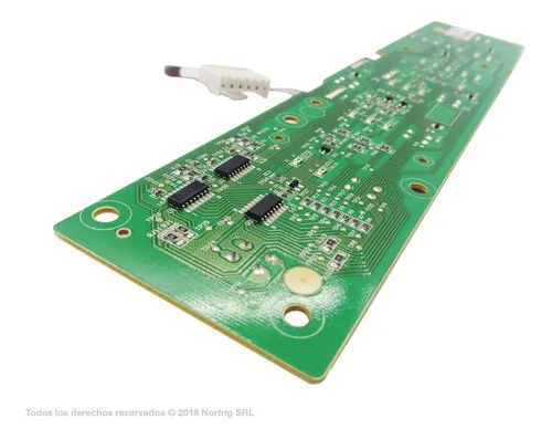 Plaqueta de interfase con display original de lavarropas Electrolux Fuzzy Wash