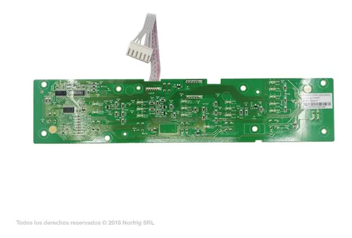 Plaqueta de interfase con display original de lavarropas Electrolux Fuzzy Wash