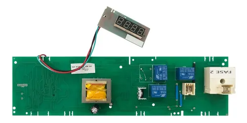 Plaqueta con display para lavarropas Candy 7CA81A