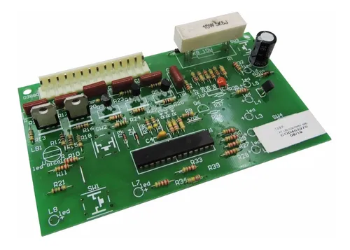 Plaqueta para lavarropas Drean Concept Electronic CDA156 con terminales pines y pulsadores bajos