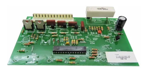 Plaqueta para lavarropas Drean Concept Electronic CDA156 con terminales pines y pulsadores bajos