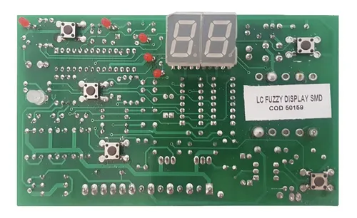 Plaqueta para lavarropas Drean Fuzzy Logic con Display y pulsadores bajos