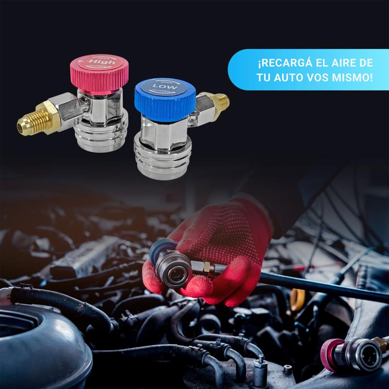 Kit Carga Aire Acondicionado Automotor R134