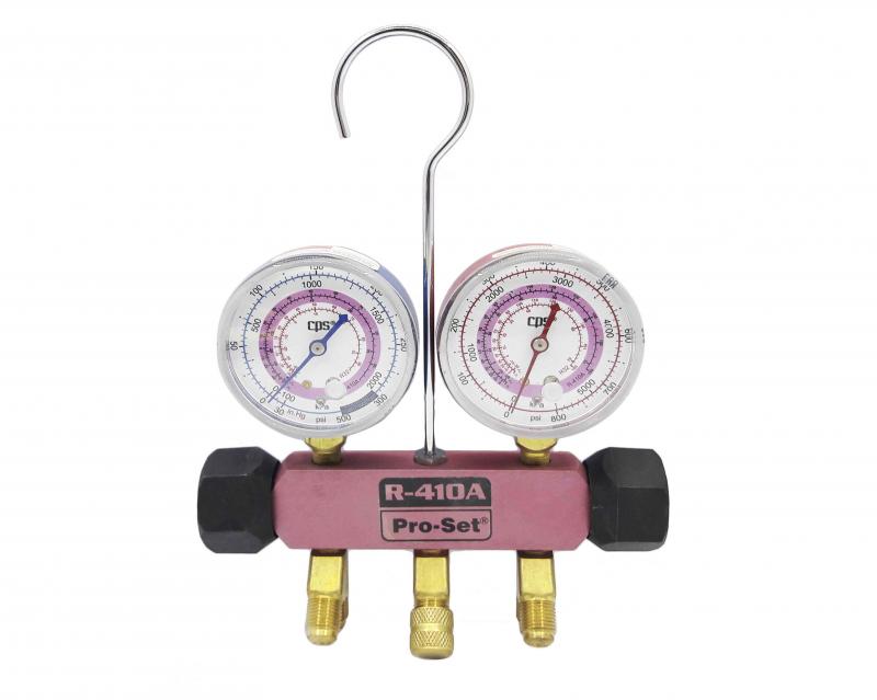 Manifold R410 CPS con mangueras Calidad Premium
