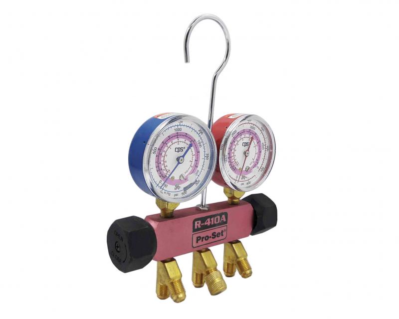 Manifold R410 CPS con mangueras Calidad Premium