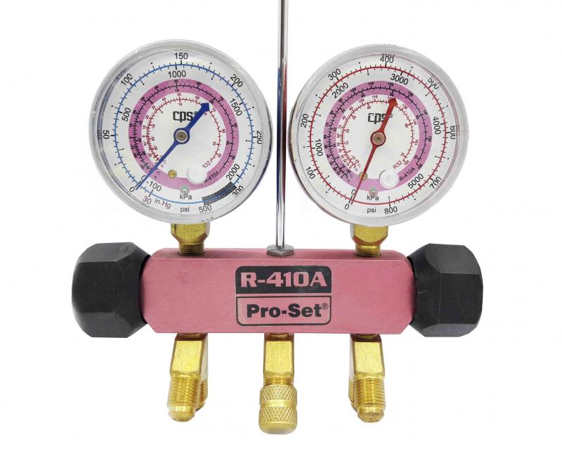 Manifold R410 CPS con mangueras Calidad Premium