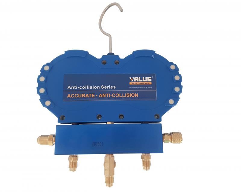 Manifold R410 R134 Value Combinado con Mangueras