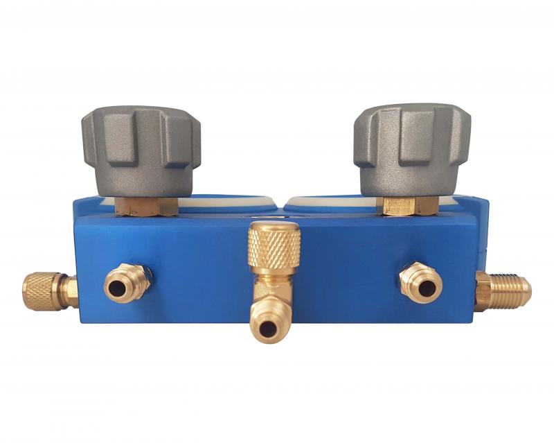Manifold R410 R134 Value Combinado con Mangueras