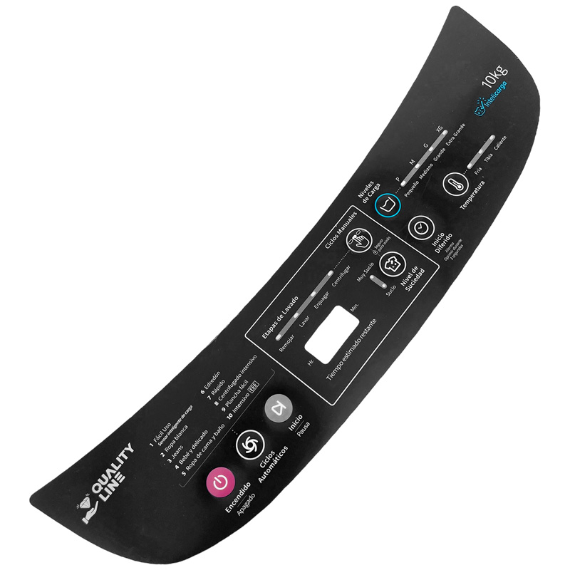 Membrana Panel Para Lavarropas Whirlpool Wwi16