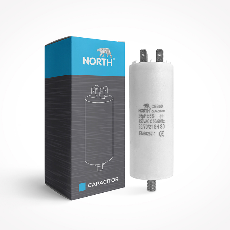 Capacitor Marcha 25 Mf 450 Vac 50/60hz North