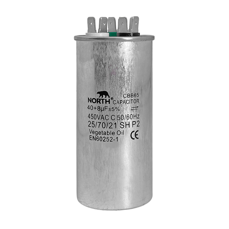 Capacitor Metalico Aire Acondicionado Split Dual 40 + 8 Uf