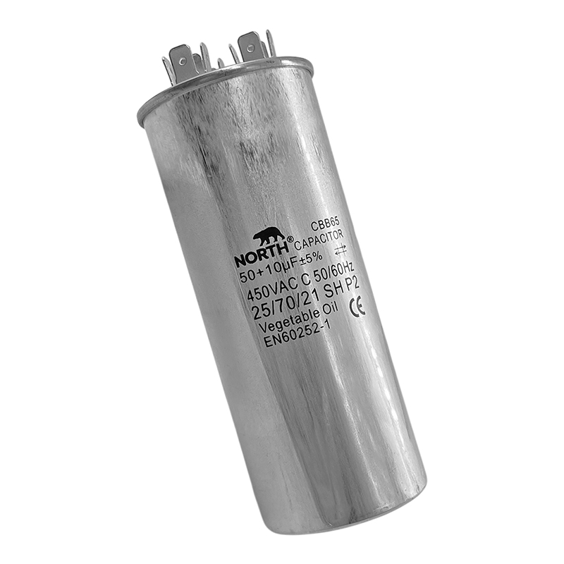 Capacitor Metalico Aire Acondicionado Split Dual 50 + 10 Uf