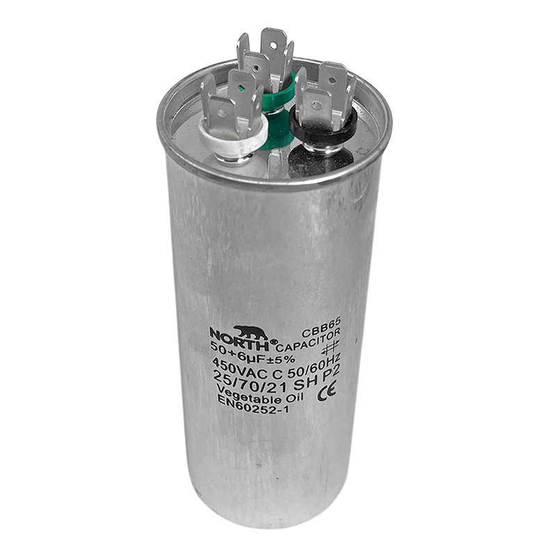 Capacitor Dual Aire Acondicionado Split 50+6uf 450v North