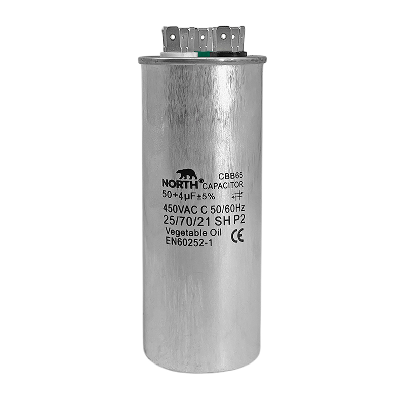 Capacitor Aire Acondicionado 50+4 Microfaradios 450vac North